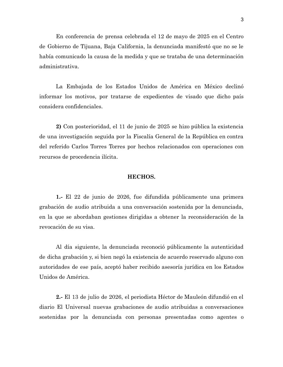 Denuncia FGR, página 3